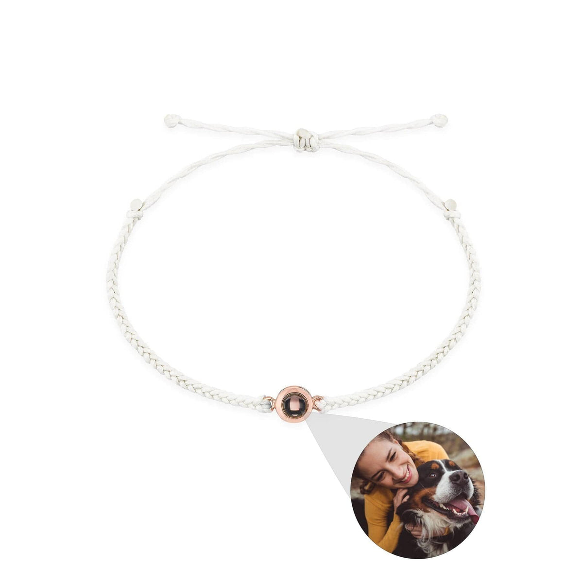 Lively® Autumn & Winter Clothing White - Rose Gold Unique Photo Bracelet | Lively®