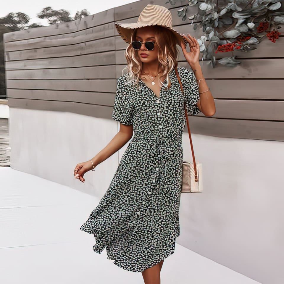 Lively® Summer Clothing Black / S Berlin Summer Dress | Lively®