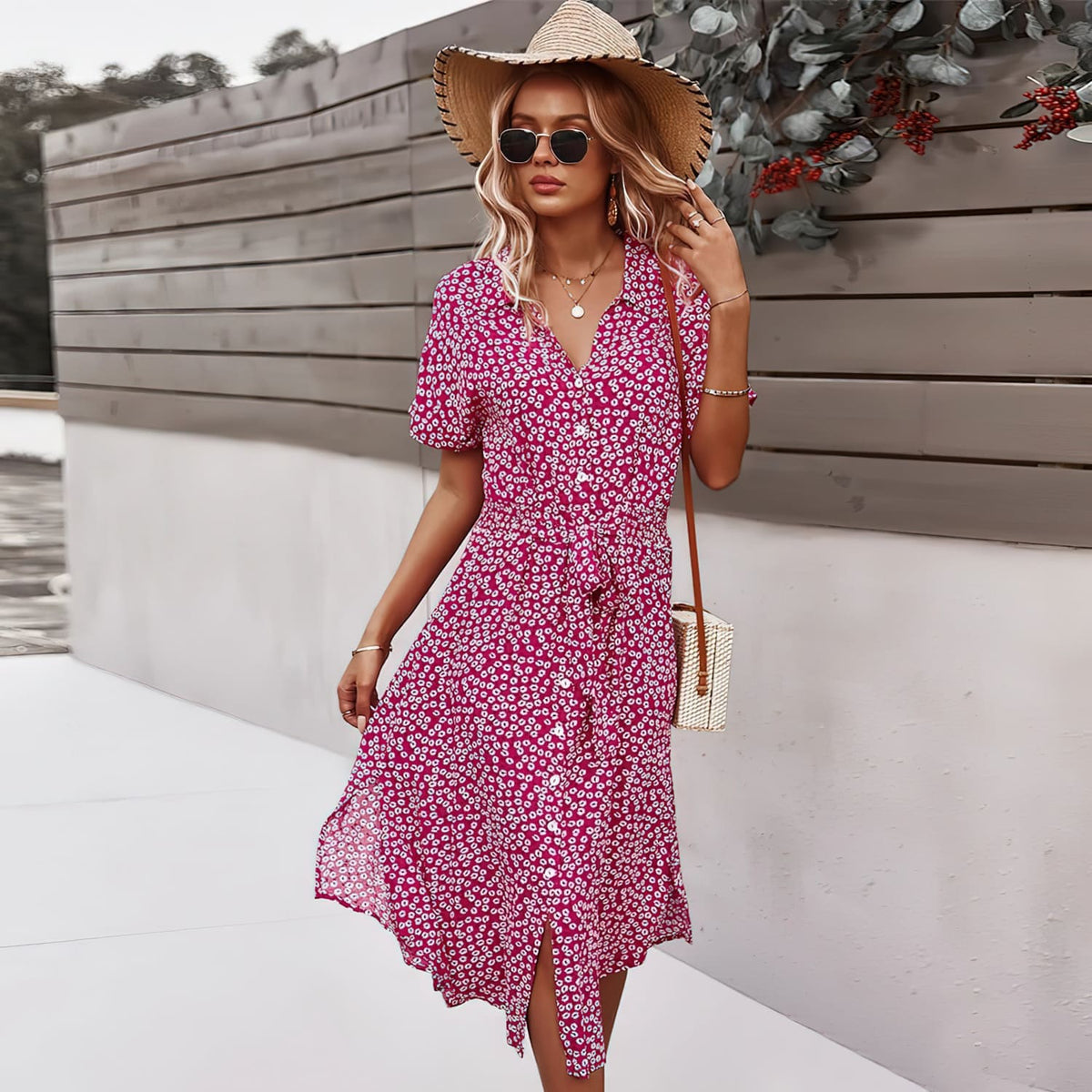 Lively® Summer Clothing Pink / S Berlin Summer Dress | Lively®