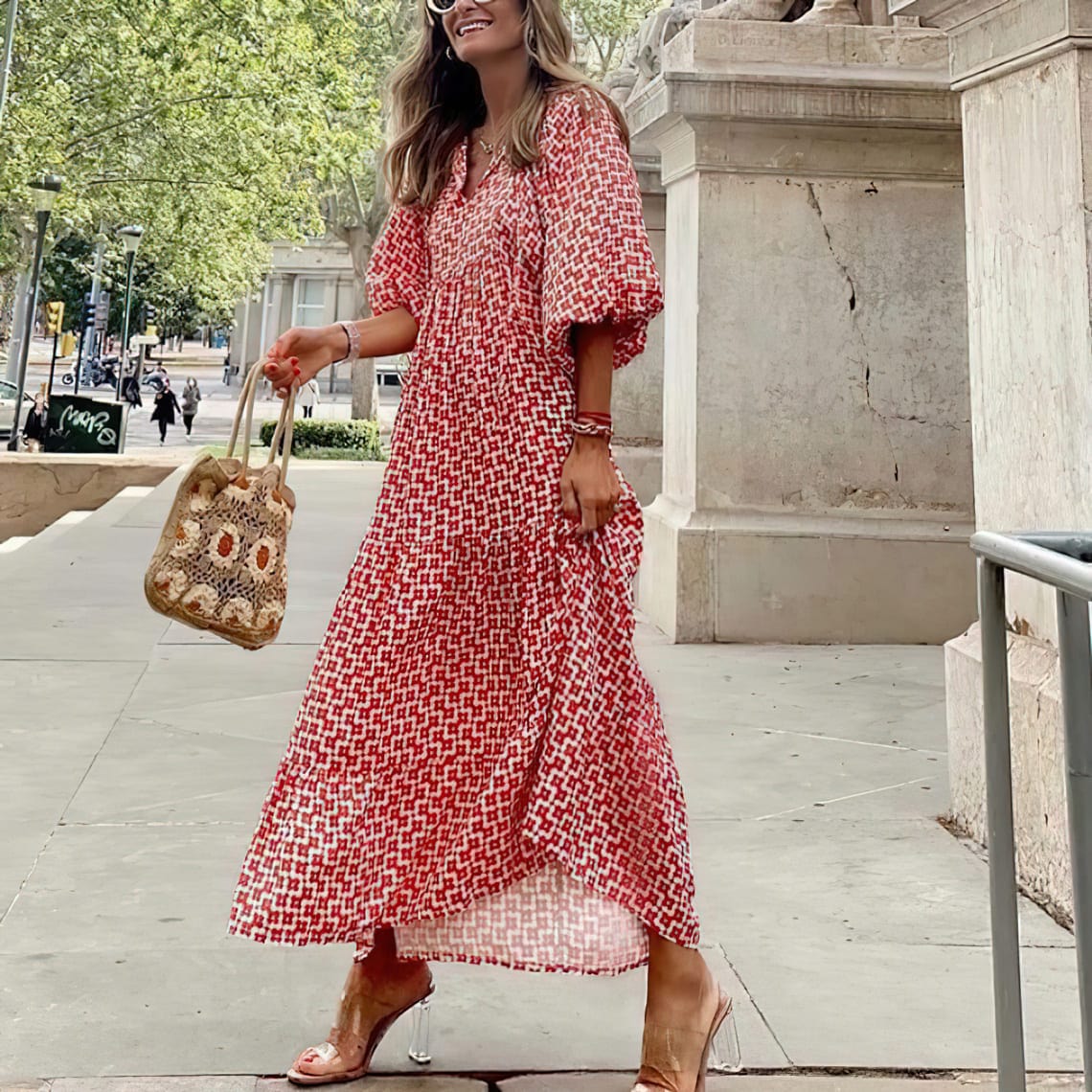 Lively® Summer Clothing Red / XS Summer Dress London | Lively®