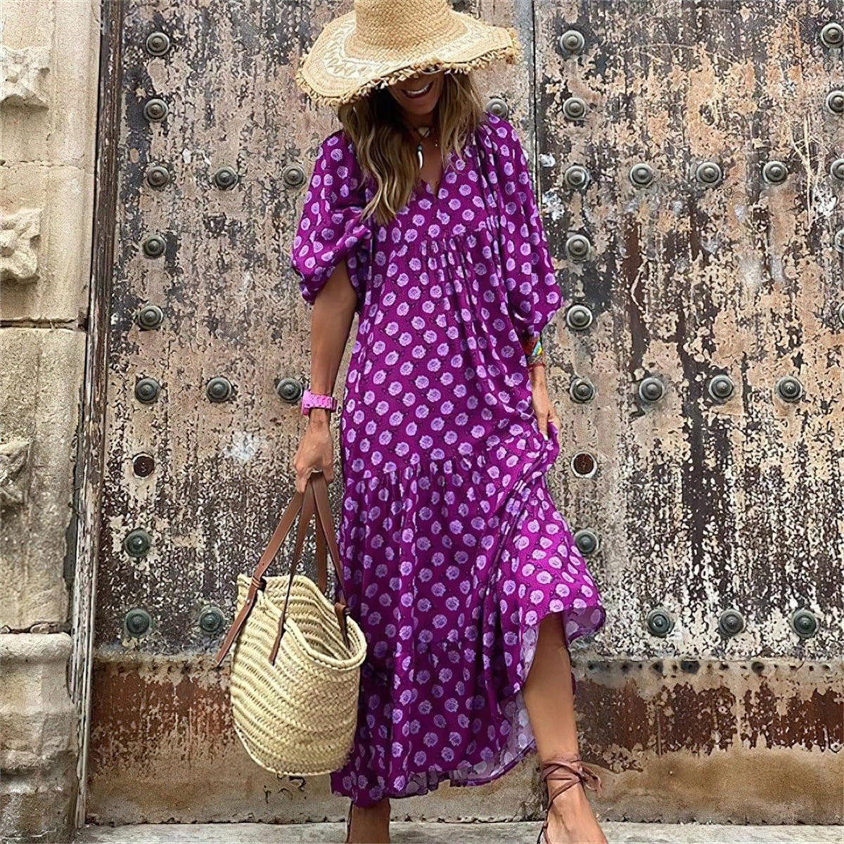 Lively® Vêtements été Violet / XS Robe d'été Londres | Lively®