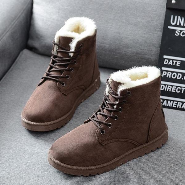 Lively® Autumn & Winter Clothing Brune / 35 Fur-lined Boots | Waterproof for Winter | Lively®