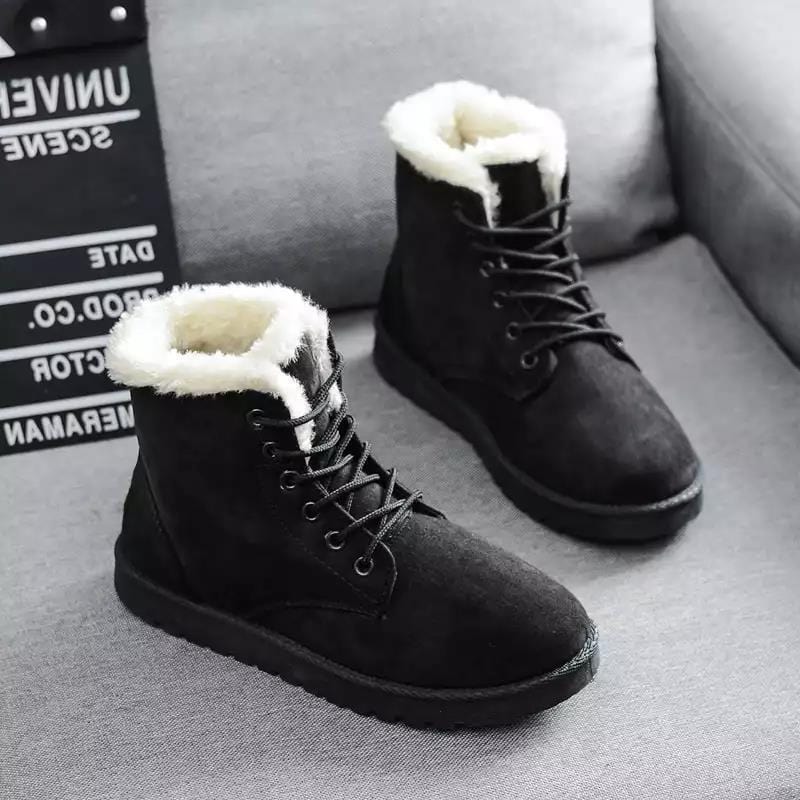 Lively® Autumn & Winter Clothing Black / 35 Fur-lined Boots | Waterproof for Winter | Lively®
