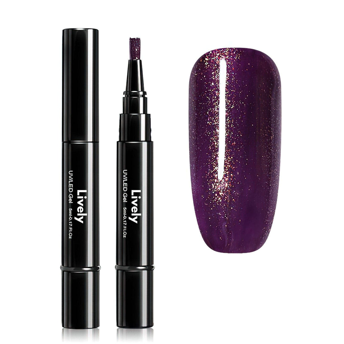 Lively® Glittery Mauve Nails & Manicures Nail Polish Pen | Lively®