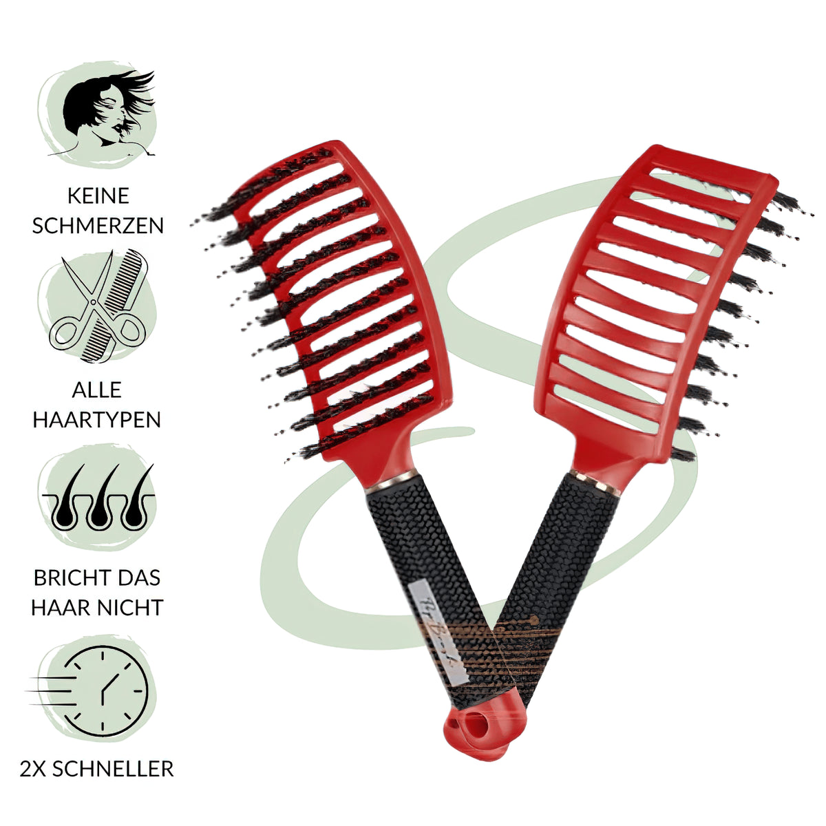 Lively® Hair Care & Accessories Red / 1 Anti-Breakage Detangling Brush | Lively®