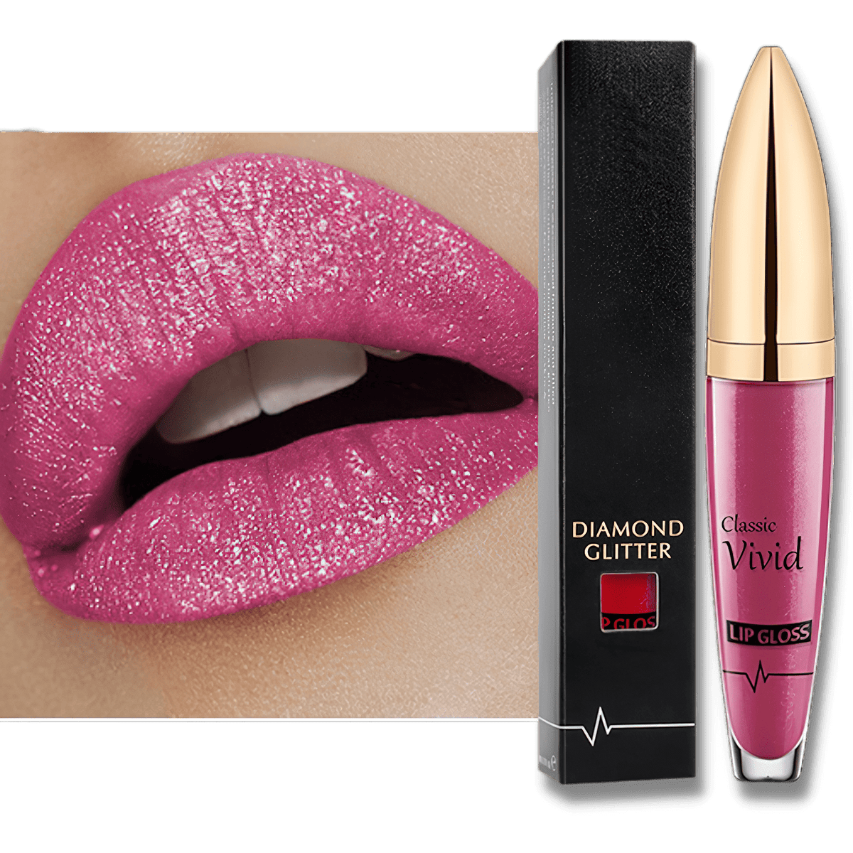 Lively® Cosmetics & Care Red Glitter Lipstick | Lively®
