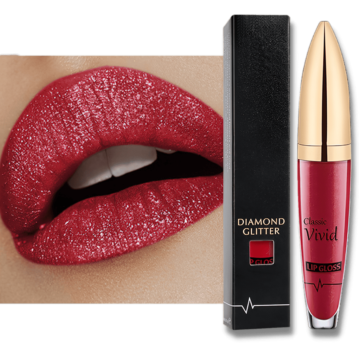 Lively® Cosmetics & Care Red Glitter Lipstick | Lively®