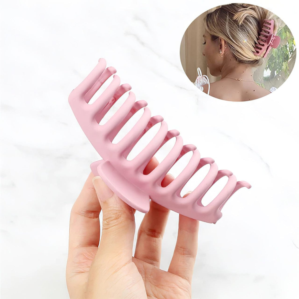 Lively® Hair Care & Accessories Pink Anti-Breakage Hair Clip | Lively®