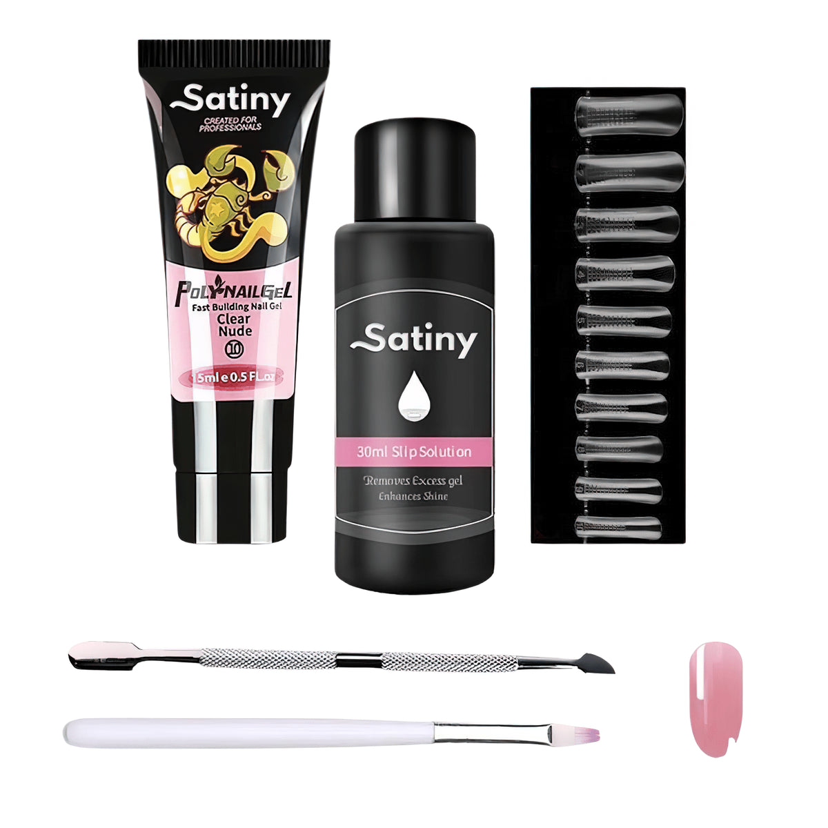 Lively® Nails & Manicures Clear Nude Luxury Polygel Kit | Lively®