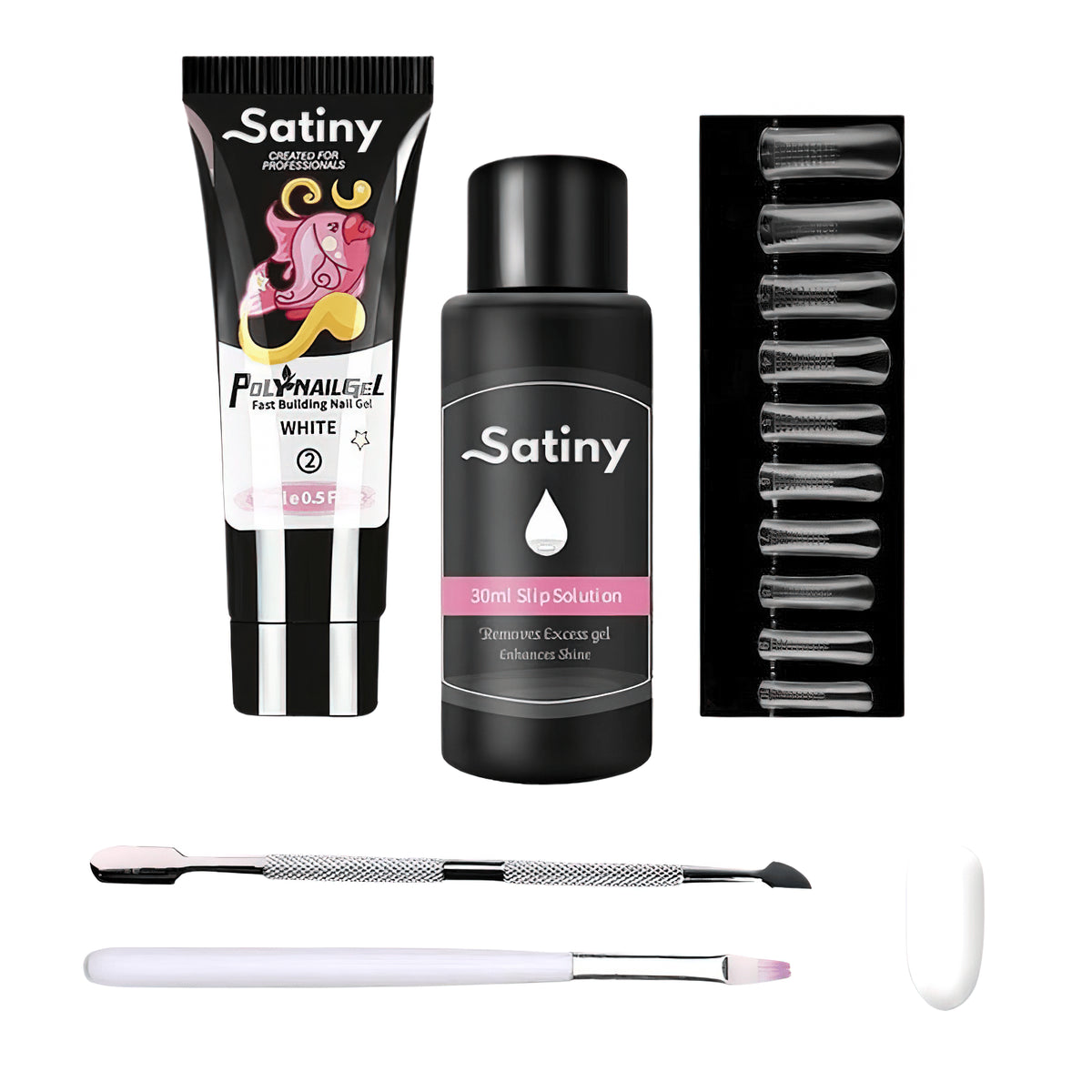 Lively® Nails & Manicures White Luxury Polygel Kit | Lively®