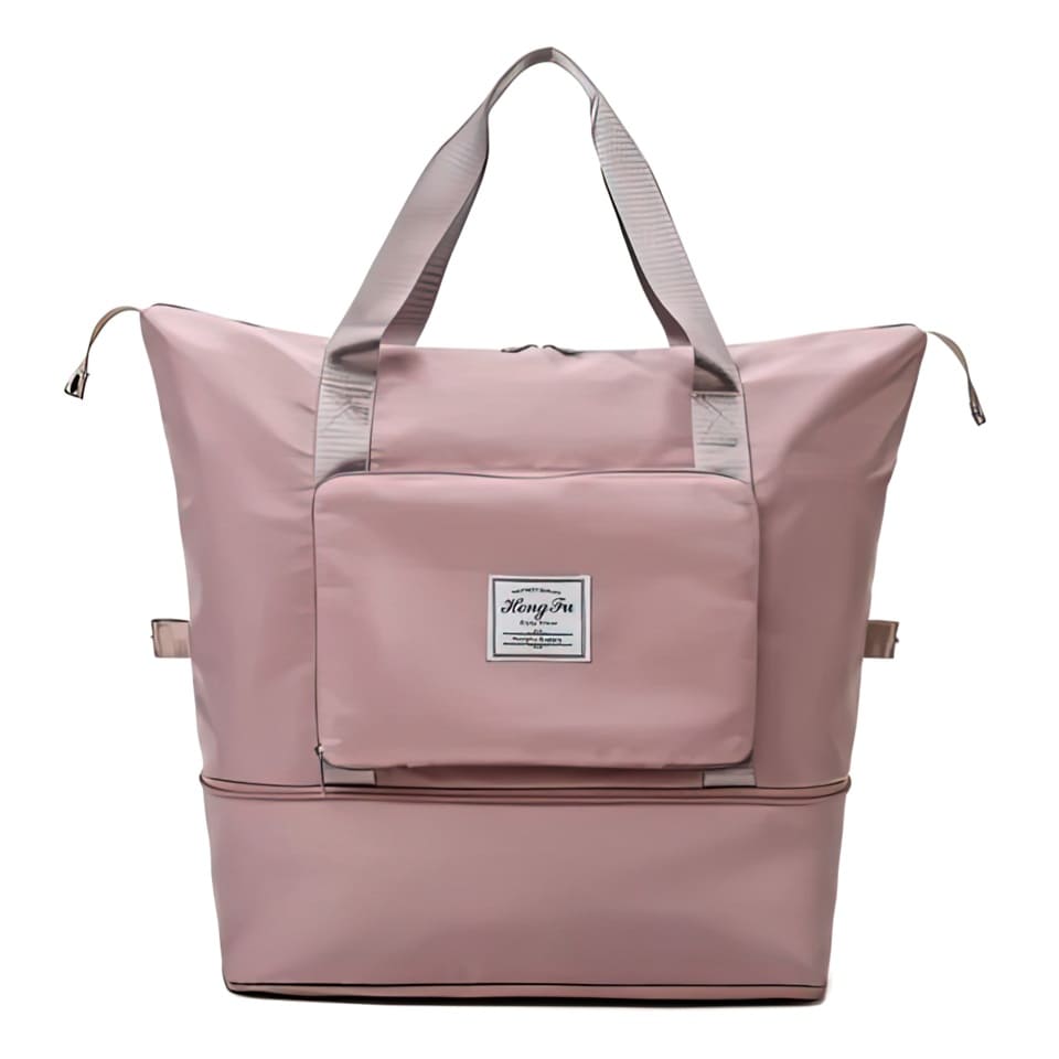 Lively® Decorations & Storage Pink All-in-One Foldable Travel Bag | Lively®