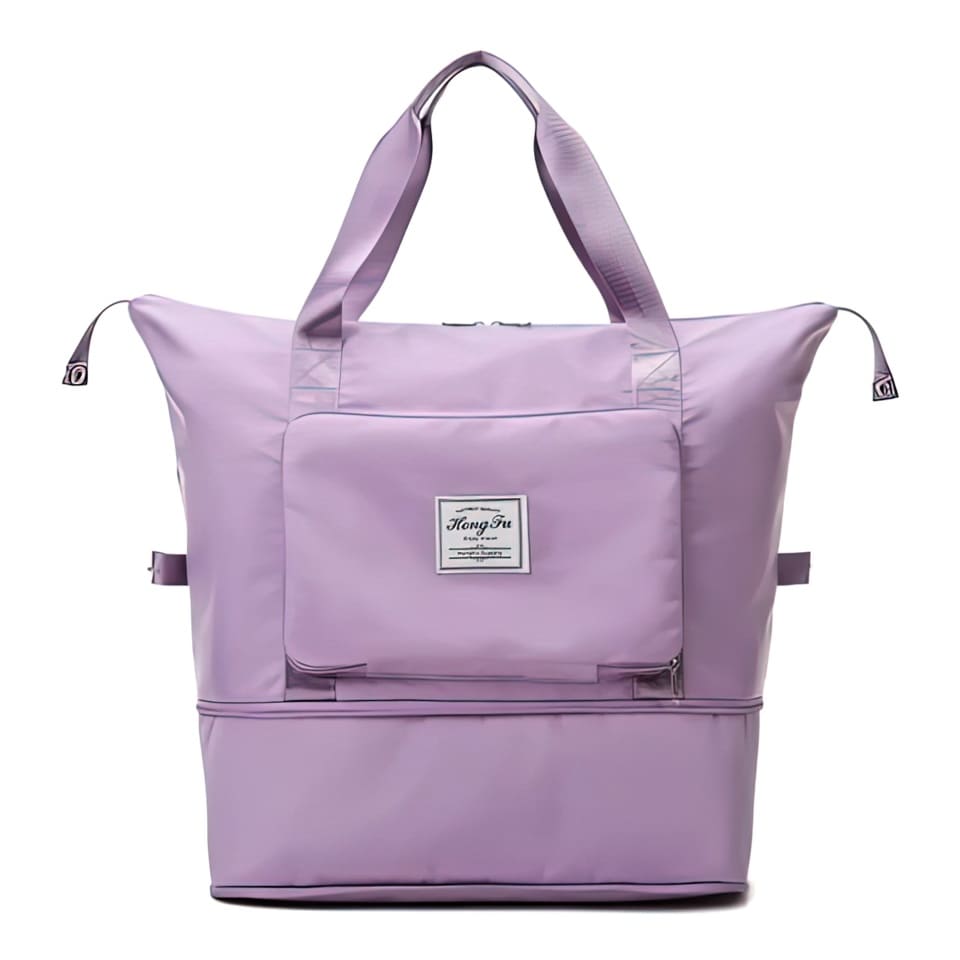 Lively® Decorations & Storage Purple All-in-One Foldable Travel Bag | Lively®