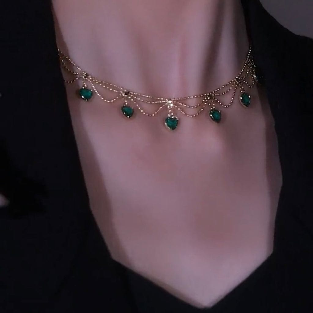Lively® Necklaces "Heart of Emerald"  | Lively®
