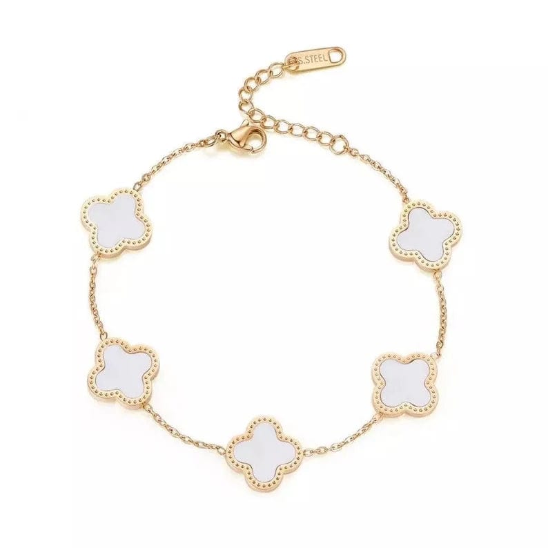 Lively® Bracelets Blanc Bracelet trèfles | Lively®
