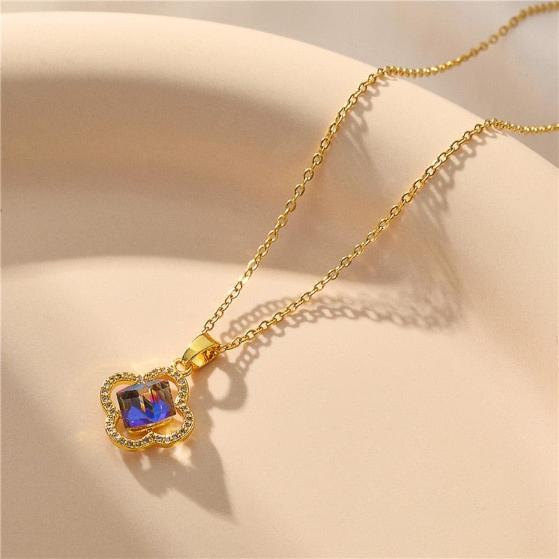 Lively® Necklaces "Diamond Clover" Necklace | Lively®