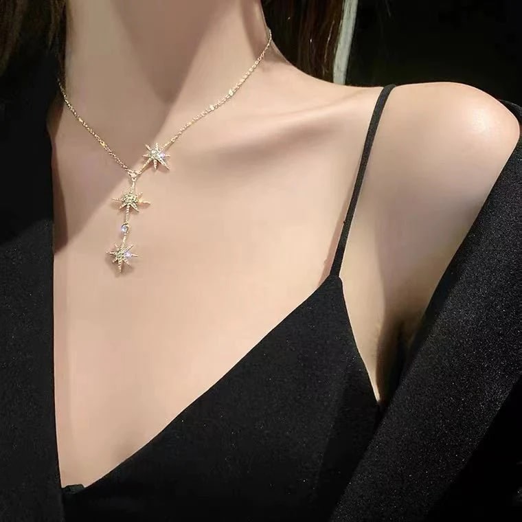 Lively® 18 Carat Gold Plated Necklaces Star Necklace | Lively®