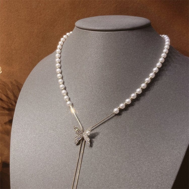 Lively® Spring Necklace with Pearl | Lively®