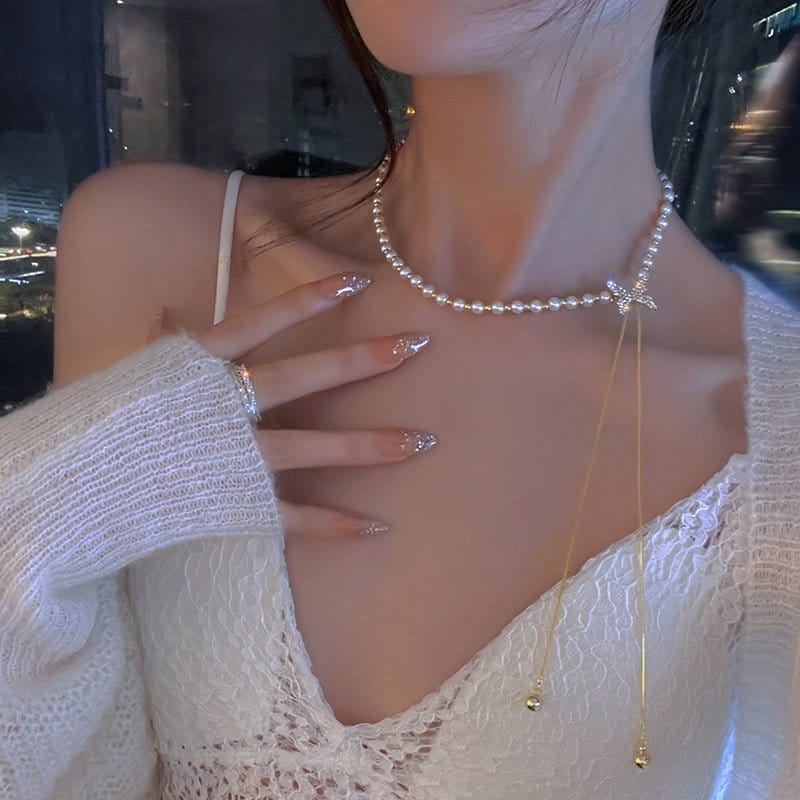 Lively® Spring Necklace with Pearl | Lively®