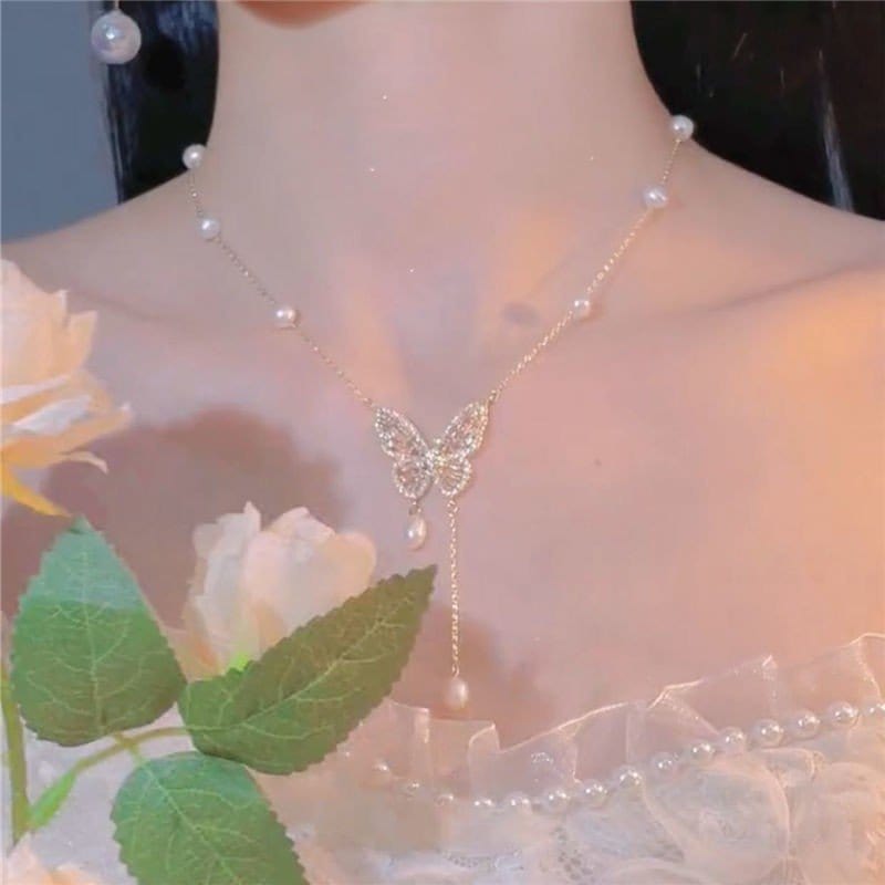 Lively® Necklaces "Pearls & Butterfly" | Lively®