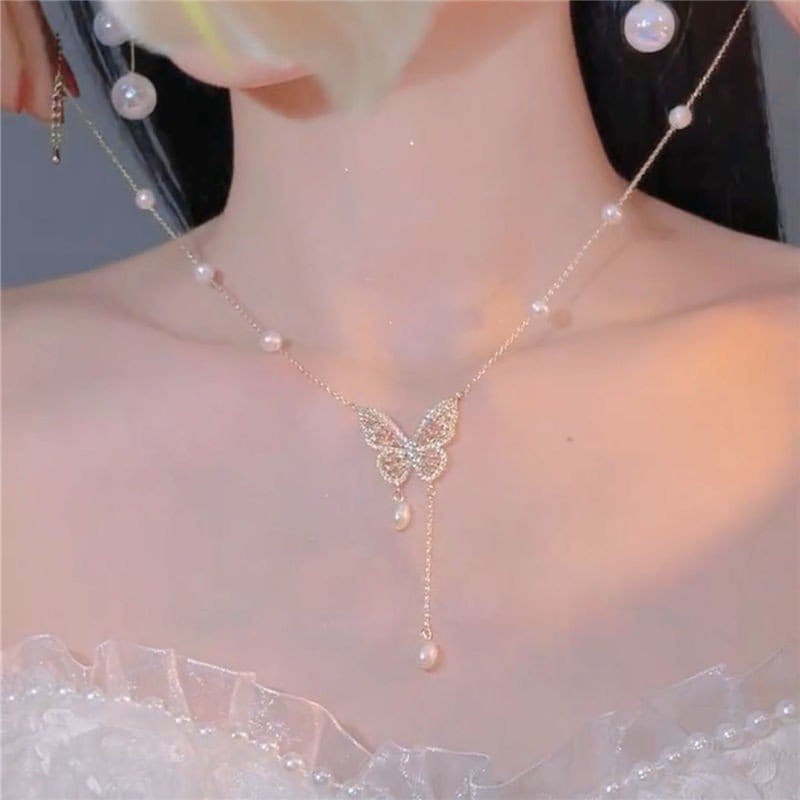 Lively® Necklaces "Pearls & Butterfly" | Lively®