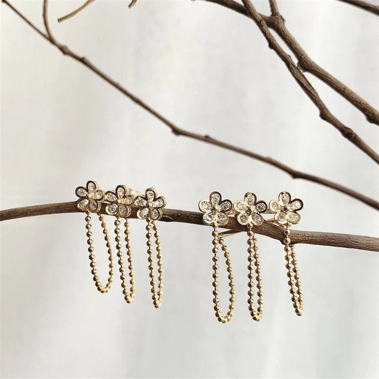 Lively® Gold-Plated Lotus Earrings | Lively®