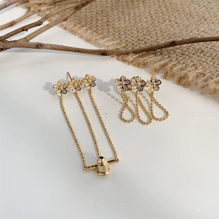 Lively® Gold-Plated Lotus Earrings | Lively®
