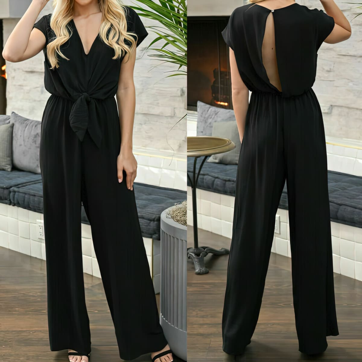 Lively® Summer Clothing Black / S / With Sleeves Elegant and Comfortable Jumpsuit | Lively™