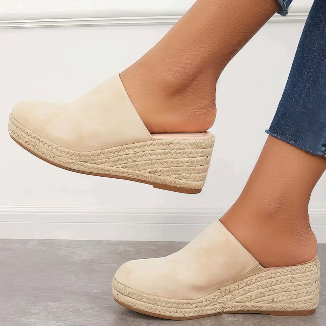 Lively® Beige Sandals / 36 Trendy all-comfort sandals | Lively™
