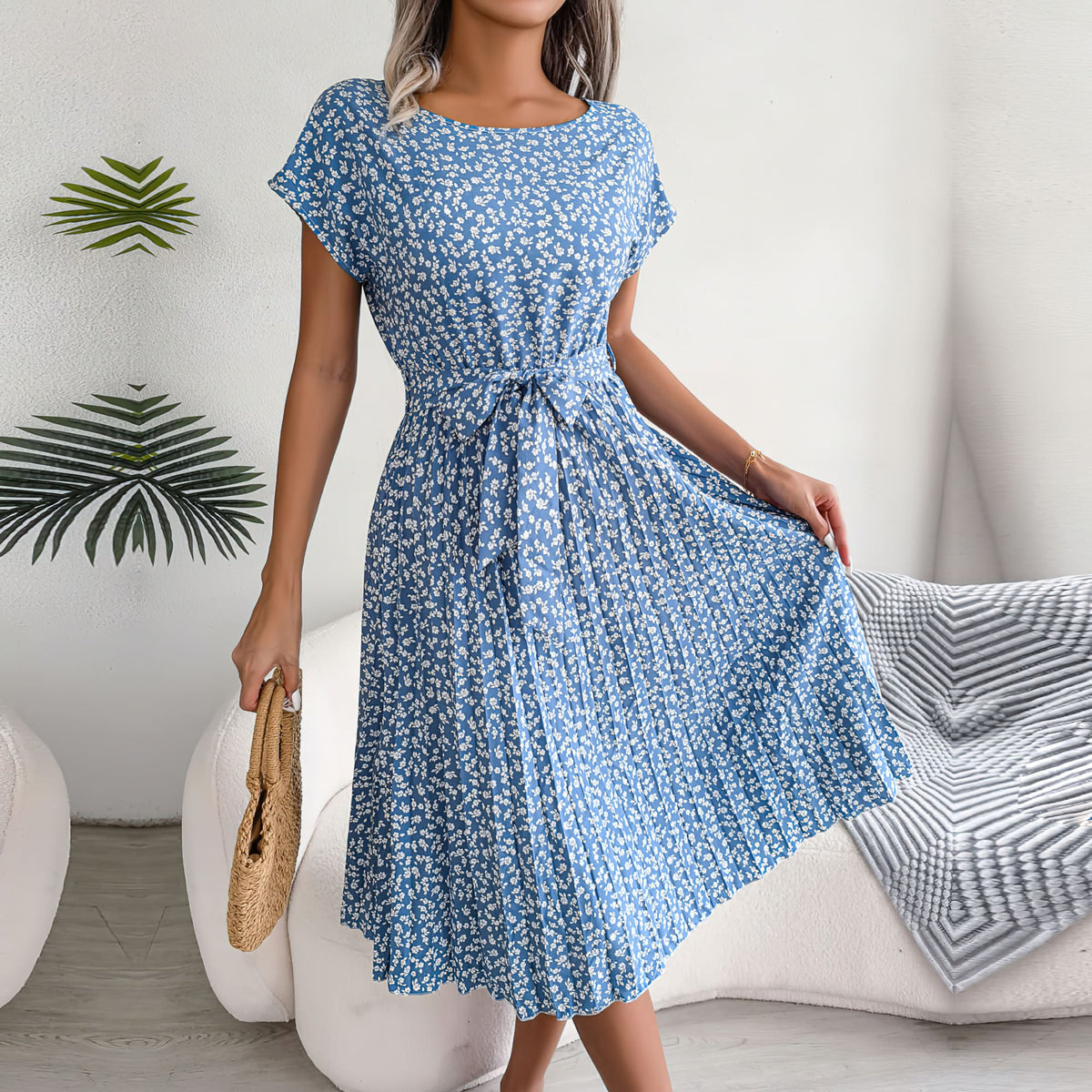 Lively® Blue / S Trendy summer long dress | Lively™