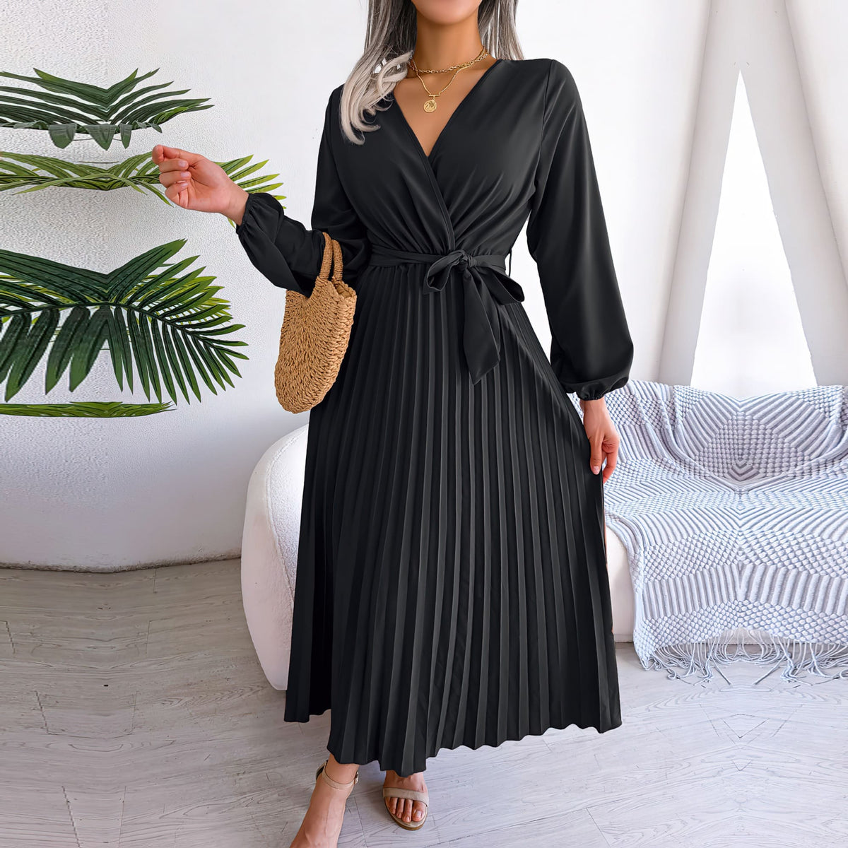 Lively® New Collection Pleated Long Dress | Lively™