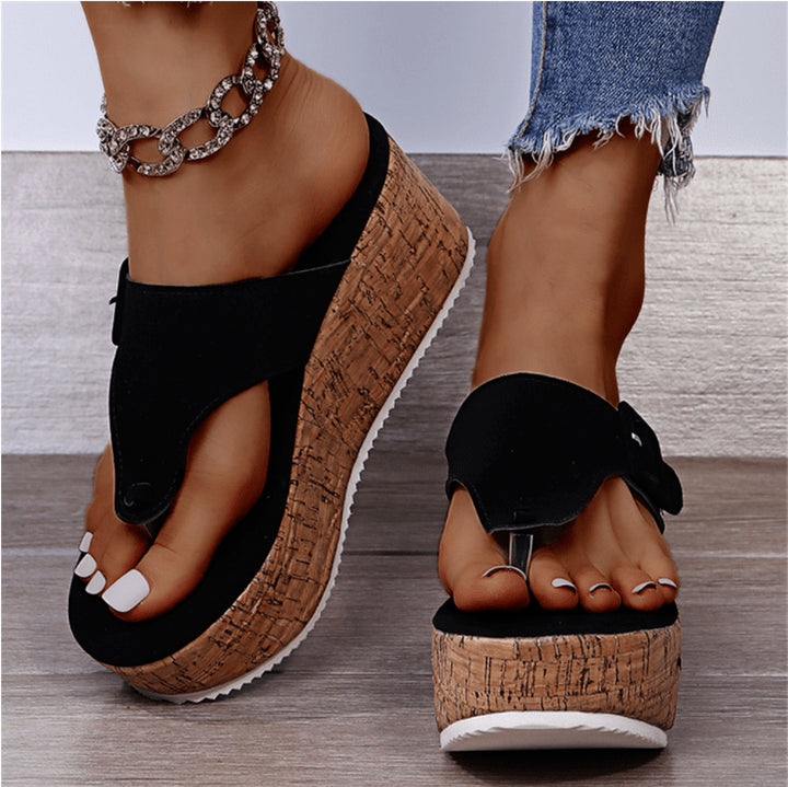 Lively® Black / 35 Raised Orthopedic Sandals | Ayemaro™