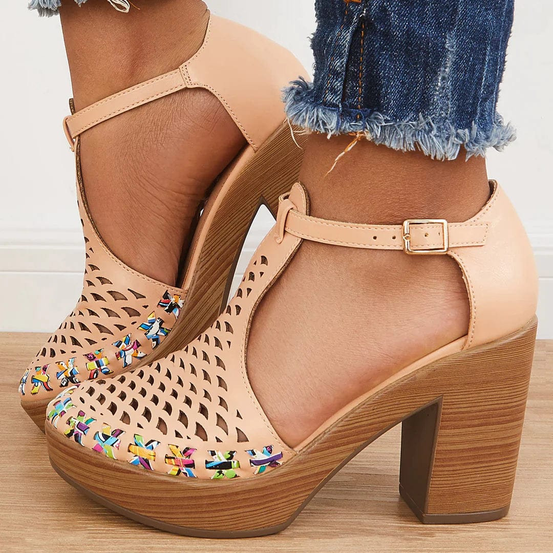 Lively® Mesh Heeled Clogs Sandals | Lively™