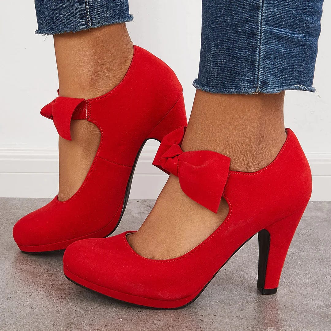 Lively® Summer Clothing Heeled Shoes with Ankle Bow | Lively™