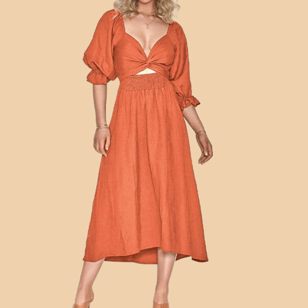Lively® Summer Clothes Orange / S Comfort Summer Dress | Lively®