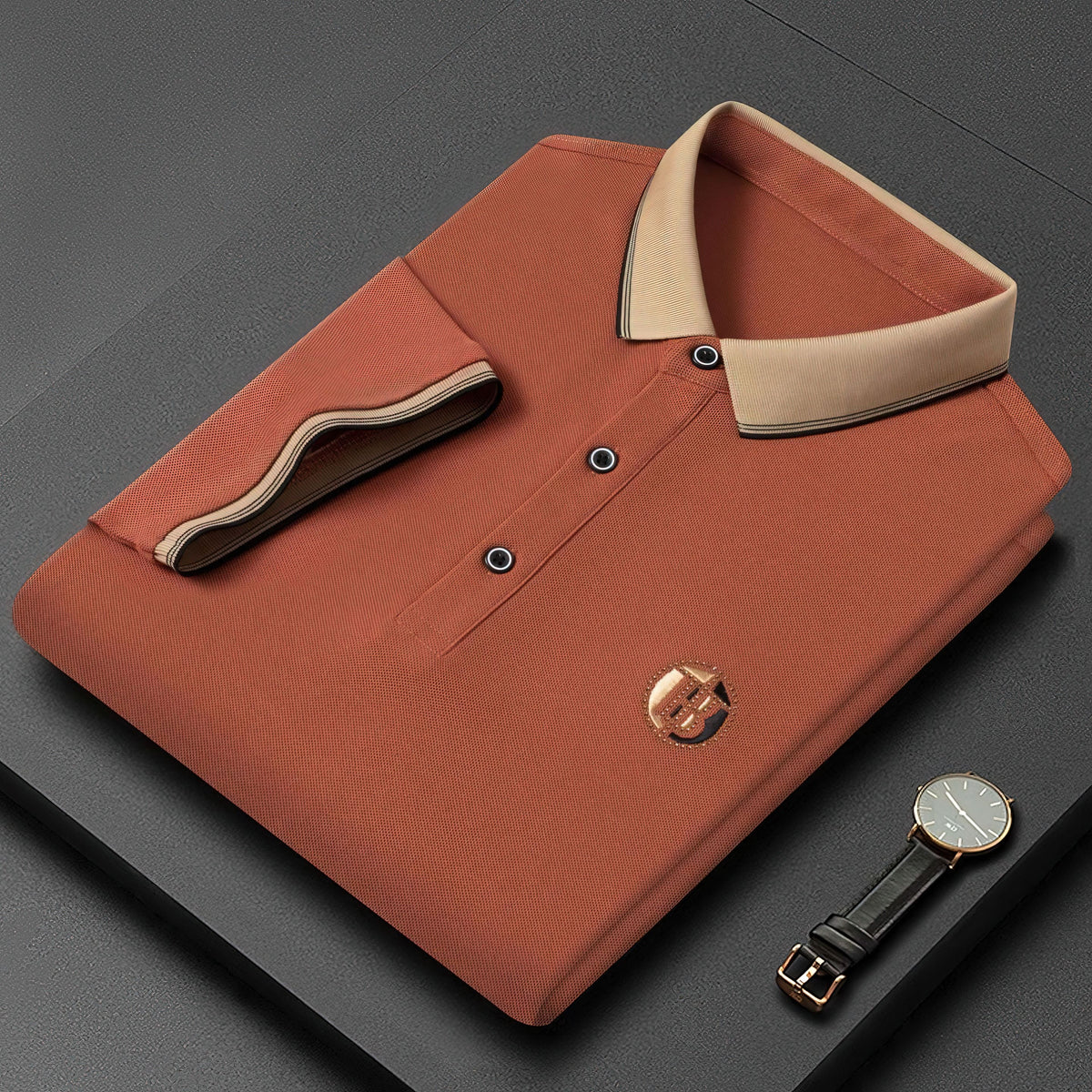 Lively® Homme S / Orange Italian Polo | Lively™