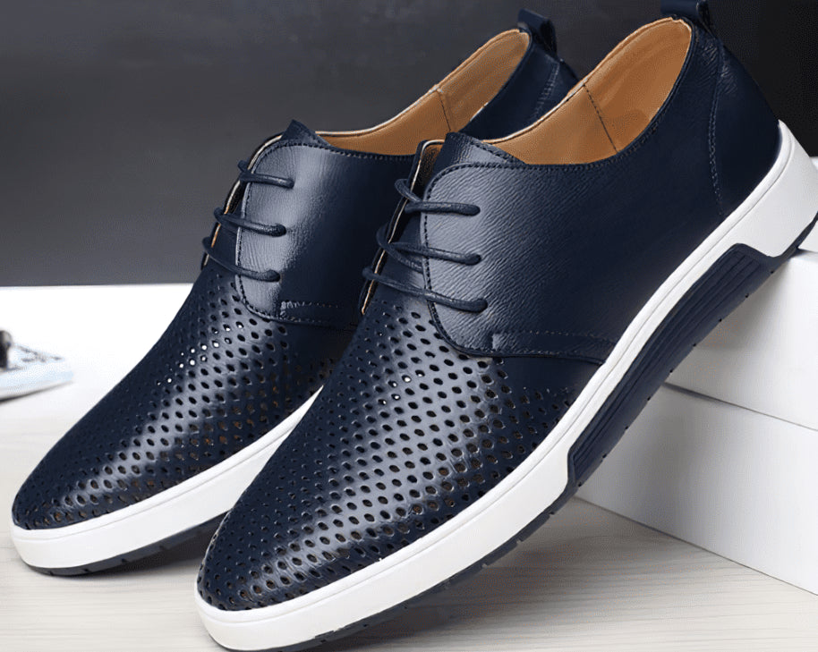 Lively® Homme Bleu / 38 Leather Shoes | Lively™