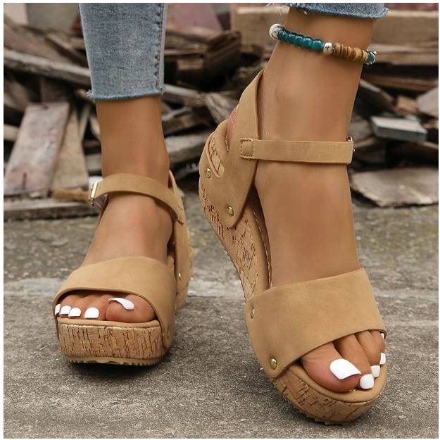 Lively® Beige / 36 The orthopedic sandal for women | Verve-France™