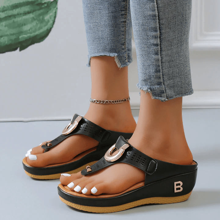 Lively® Black Sandals / 35 Lively™ | Comfortable summer sandals