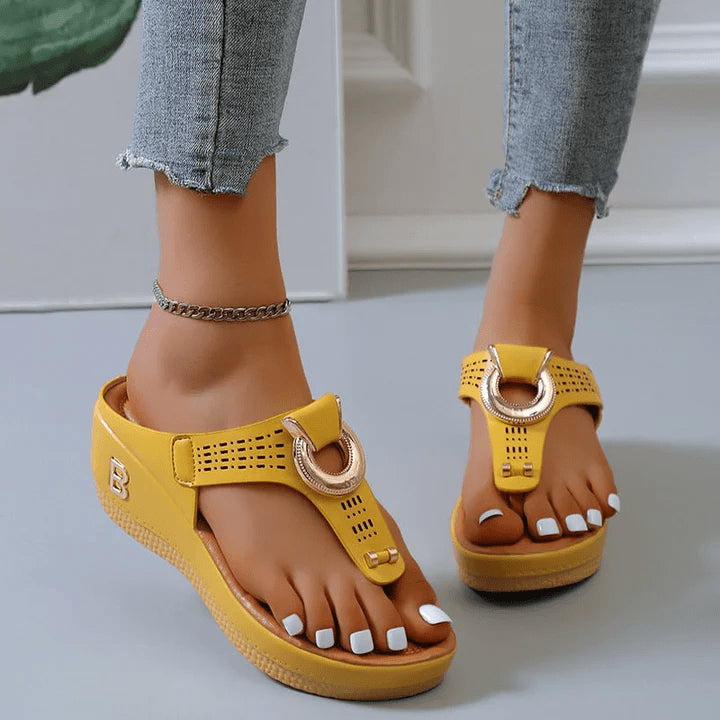 Lively® Yellow Sandals / 35 Lively™ | Comfortable summer sandals