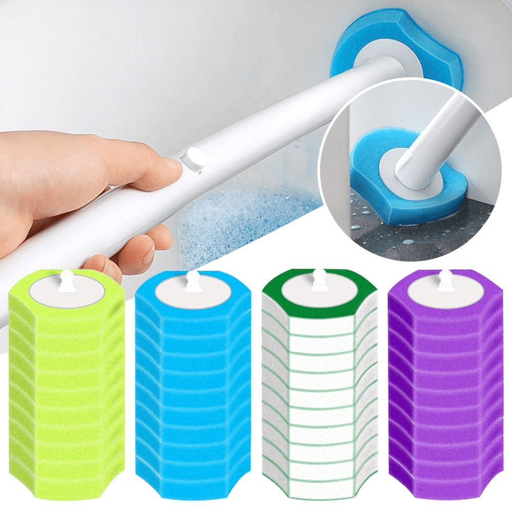 Lively® Disposable Toilet Brush with Cleaning Liquid Wall-Mounted Cleaning Tool - Gadget Through