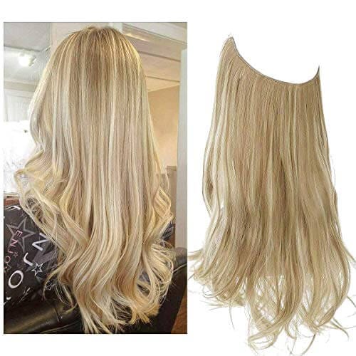 Lively® Dirty Blond / 40cm - 110g Invisible Hair Extensions - Wavy