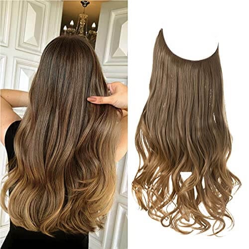 Lively® Braun bis Gold / 40cm - 110g Invisible Hair Extensions - Wavy