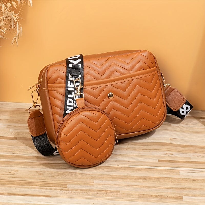 Lively® Sac à bandoulière matelassé avec porte-monnaie