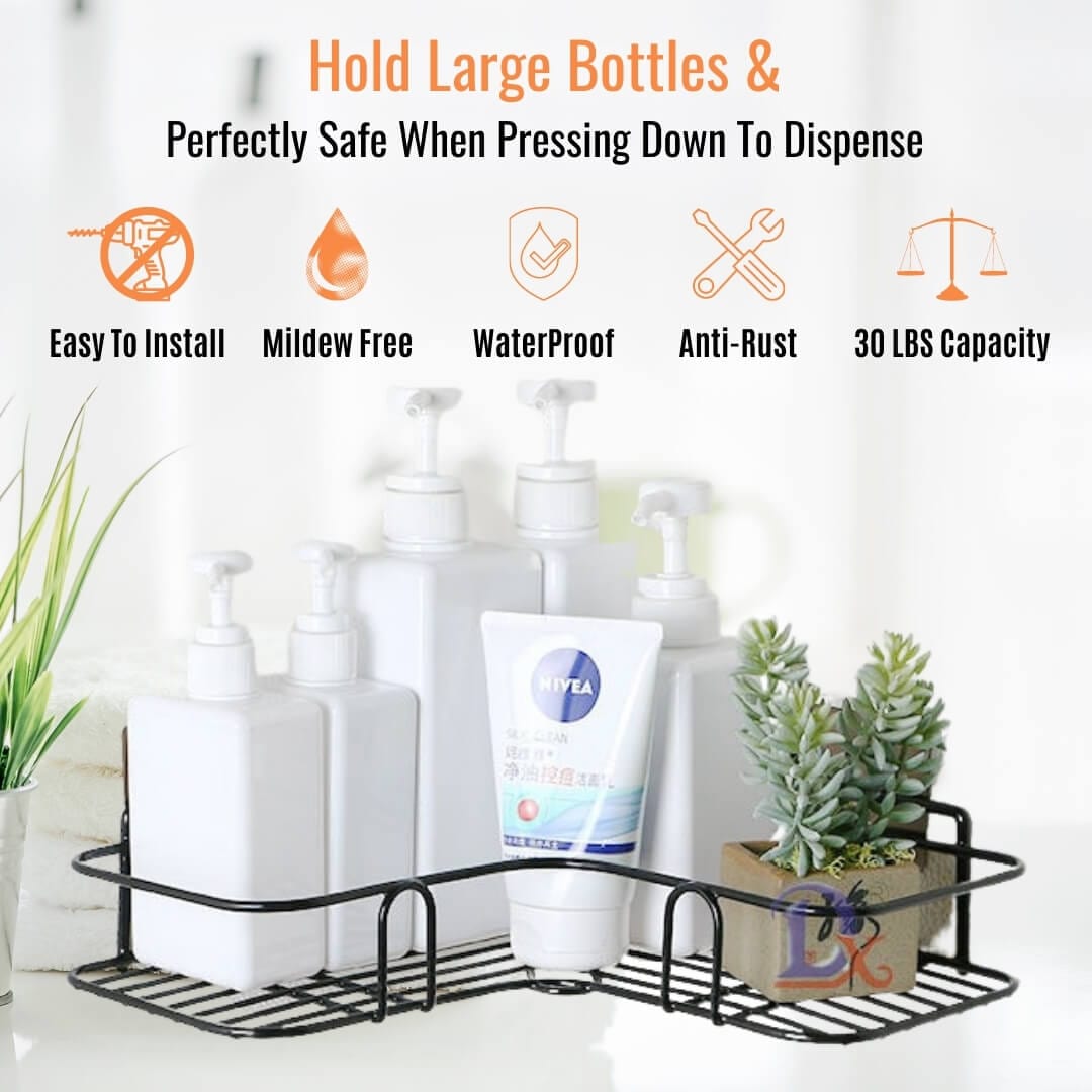 Lively® 100000142 Drill Free Shower Caddy 2.0